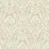 A-Street Prints Haberdashery Berkshire Damask Wallpaper - Beige