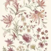 A-Street Prints Haberdashery Teonna Floral Wallpaper - Raspberry