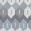 A-Street Prints Haberdashery Abilene Ikat Wallpaper - Denim