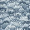A-Street Prints Haberdashery Octavia Marbled Ink Wallpaper - Blue