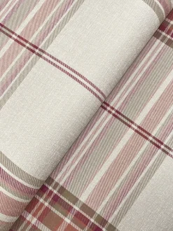 A-Street Prints Haberdashery Westley Plaid Wallpaper - Magenta