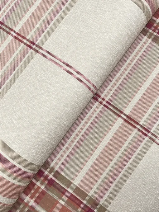 A-Street Prints Haberdashery Westley Plaid Wallpaper - Magenta