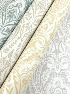 A-Street Prints Haberdashery Berkshire Damask Wallpaper - Denim