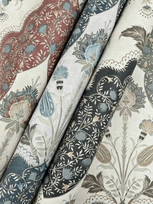 A-Street Prints Haberdashery Auden Grandeur Wallpaper - Black