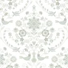 A-Street Prints Hannah Britt Damask Wallpaper - Neutral