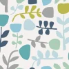 A-Street Prints Hannah Juni Abstract Tulips Wallpaper - Teal