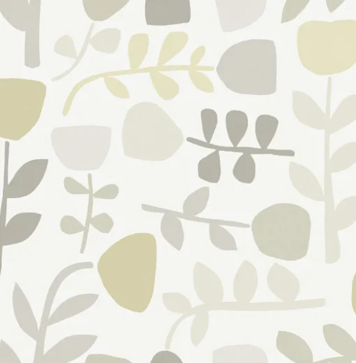 A-Street Prints Hannah Juni Abstract Tulips Wallpaper - Neutral