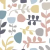 A-Street Prints Hannah Juni Abstract Tulips Wallpaper - Pastel