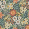 A-Street Prints Hannah Karina Wildflower Garden Wallpaper - Teal