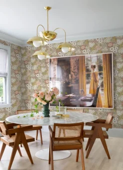 A-Street Prints Hannah Karina Wildflower Garden Wallpaper - Neutral