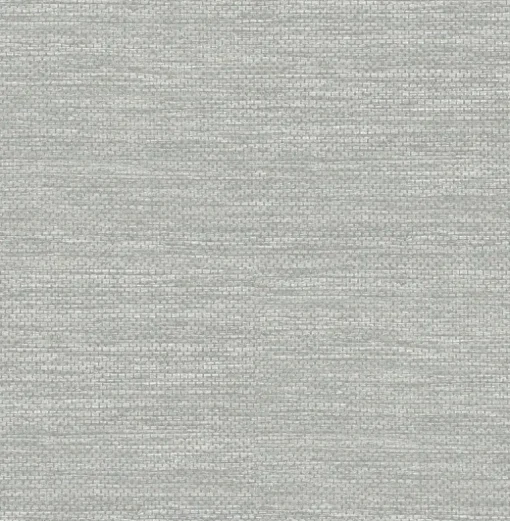 A-Street Prints Hannah Malin Faux Grasscloth Wallpaper - Light Grey