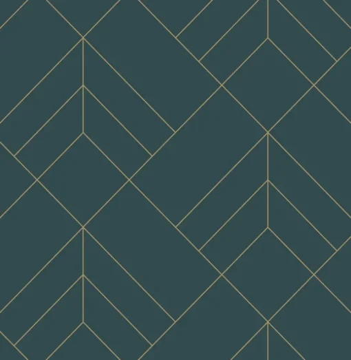 A-Street Prints Hannah Sander Geometric Wallpaper - Slate