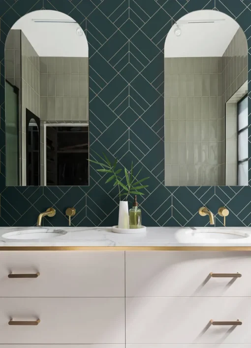 A-Street Prints Hannah Sander Geometric Wallpaper - Slate