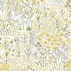 A-Street Prints Happy Chilton Wildflowers Wallpaper - Yellow