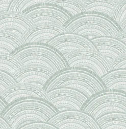 A-Street Prints Harmony Encircle Wallpaper - Sea Green