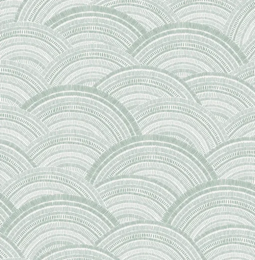 A-Street Prints Harmony Encircle Wallpaper - Sea Green
