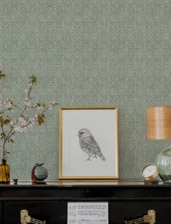 A-Street Prints Harmony Gallivant Wallpaper - Green