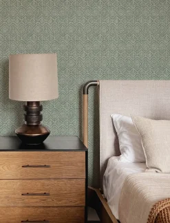 A-Street Prints Harmony Gallivant Wallpaper - Green