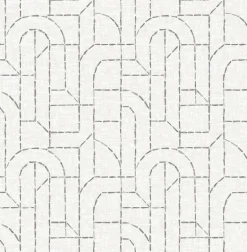 A-Street Prints Harmony Integrity Wallpaper - Grey