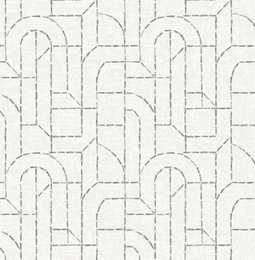 A-Street Prints Harmony Integrity Wallpaper - Grey
