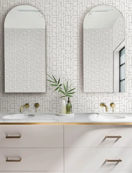 A-Street Prints Harmony Integrity Wallpaper - Grey