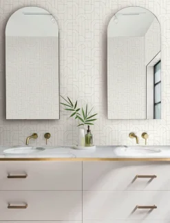 A-Street Prints Harmony Integrity Wallpaper - Dove
