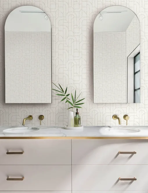 A-Street Prints Harmony Integrity Wallpaper - Dove