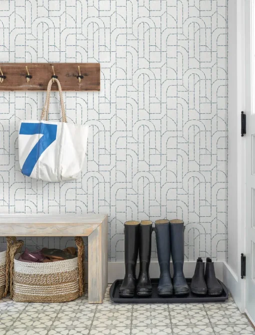 A-Street Prints Harmony Integrity Wallpaper - Blue