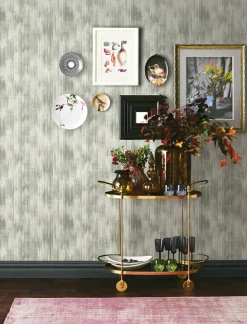 A-Street Prints Harmony Marvel Ripple Wallpaper - Green