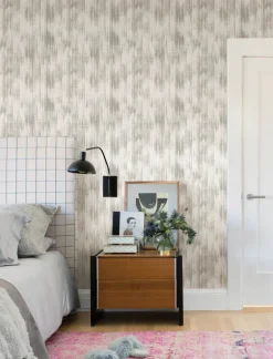 A-Street Prints Harmony Marvel Ripple Wallpaper - Grey