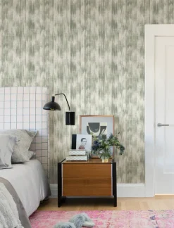 A-Street Prints Harmony Marvel Ripple Wallpaper - Green