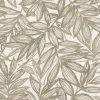 A-Street Prints Harmony Rhythmic Leaf Wallpaper - Taupe