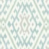 A-Street Prints Harmony Solola Ikat Wallpaper - Aqua