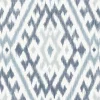 A-Street Prints Harmony Solola Ikat Wallpaper - Blue