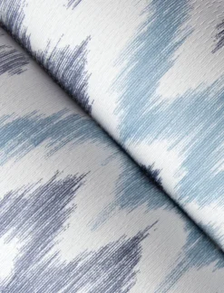 A-Street Prints Harmony Solola Ikat Wallpaper - Blue