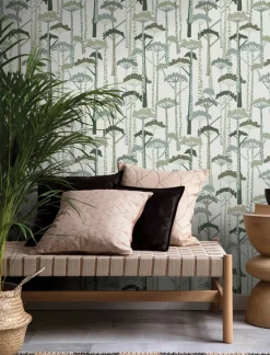 A-Street Prints Harmony Unify Forest Wallpaper - Green