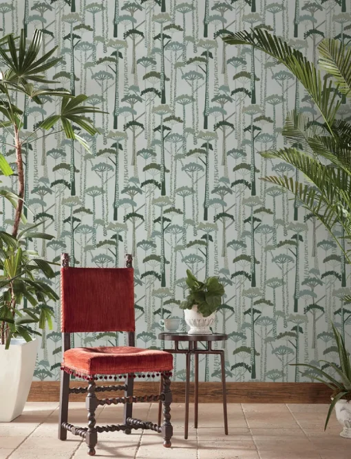 A-Street Prints Harmony Unify Forest Wallpaper - Green