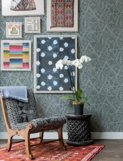 A-Street Prints Harmony Urbane Wallpaper - Denim