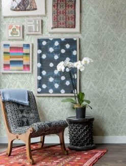 A-Street Prints Harmony Urbane Wallpaper - Sage