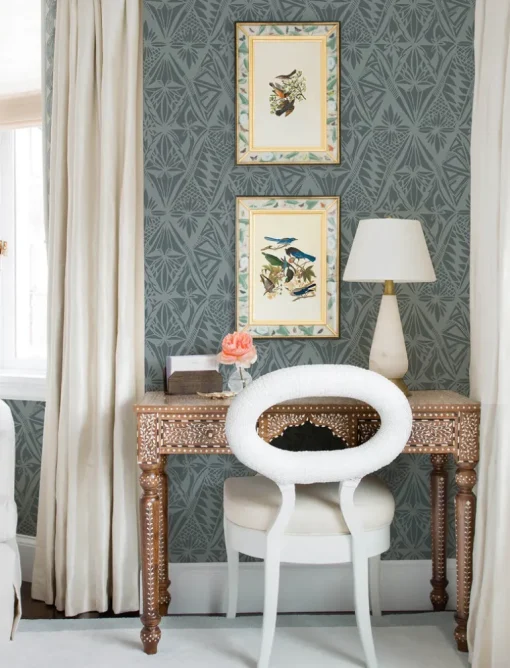A-Street Prints Harmony Urbane Wallpaper - Denim