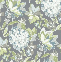 A-Street Prints Harmony Valdivian Wallpaper - Aqua
