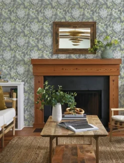A-Street Prints Harmony Valdivian Wallpaper - Aqua