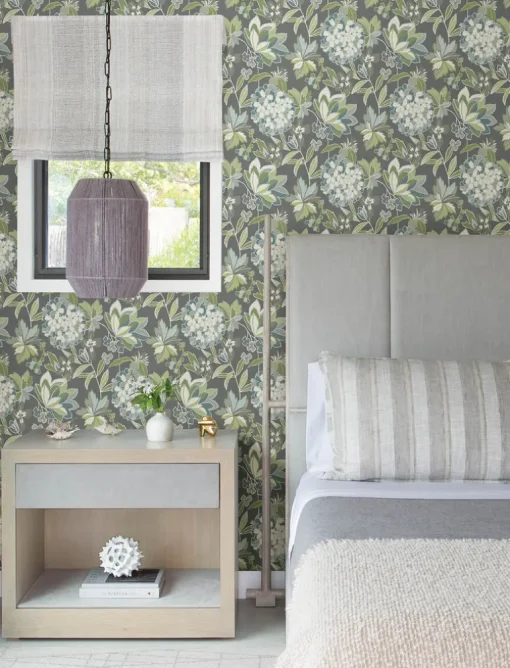 A-Street Prints Harmony Valdivian Wallpaper - Aqua