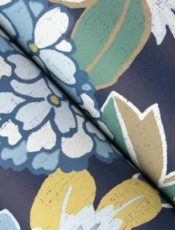 A-Street Prints Harmony Valdivian Wallpaper - Indigo