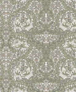 A-Street Prints Hidden Treasures African Marigold Wallpaper - Green