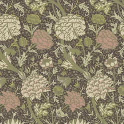 A-Street Prints Hidden Treasures Cray Wallpaper - Plum