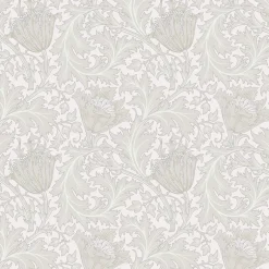 A-Street Prints Hidden Treasures Anemone Wallpaper - Dove