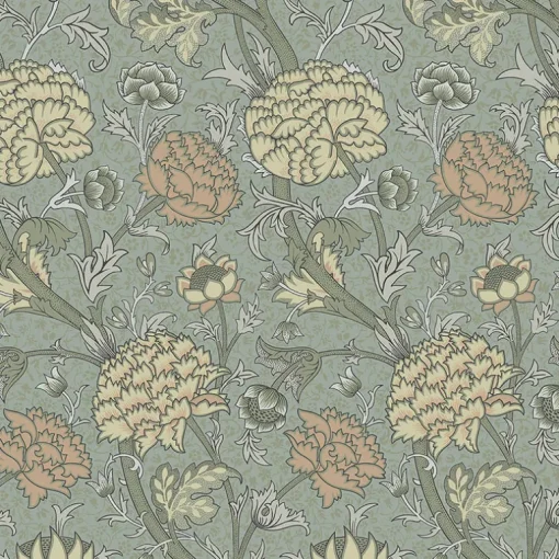 A-Street Prints Hidden Treasures Cray Wallpaper - Light Blue