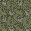 A-Street Prints Hidden Treasures Anemone Wallpaper - Dark Green