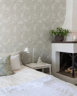 A-Street Prints Hidden Treasures Granville Wallpaper - White